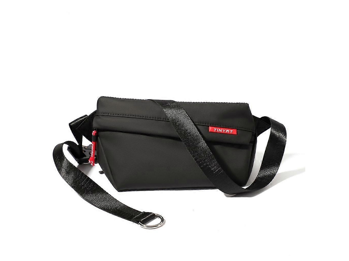 Bolso bandolera pequeño para hombre y mujer, bolso cruzado, bolso de viaje, negro