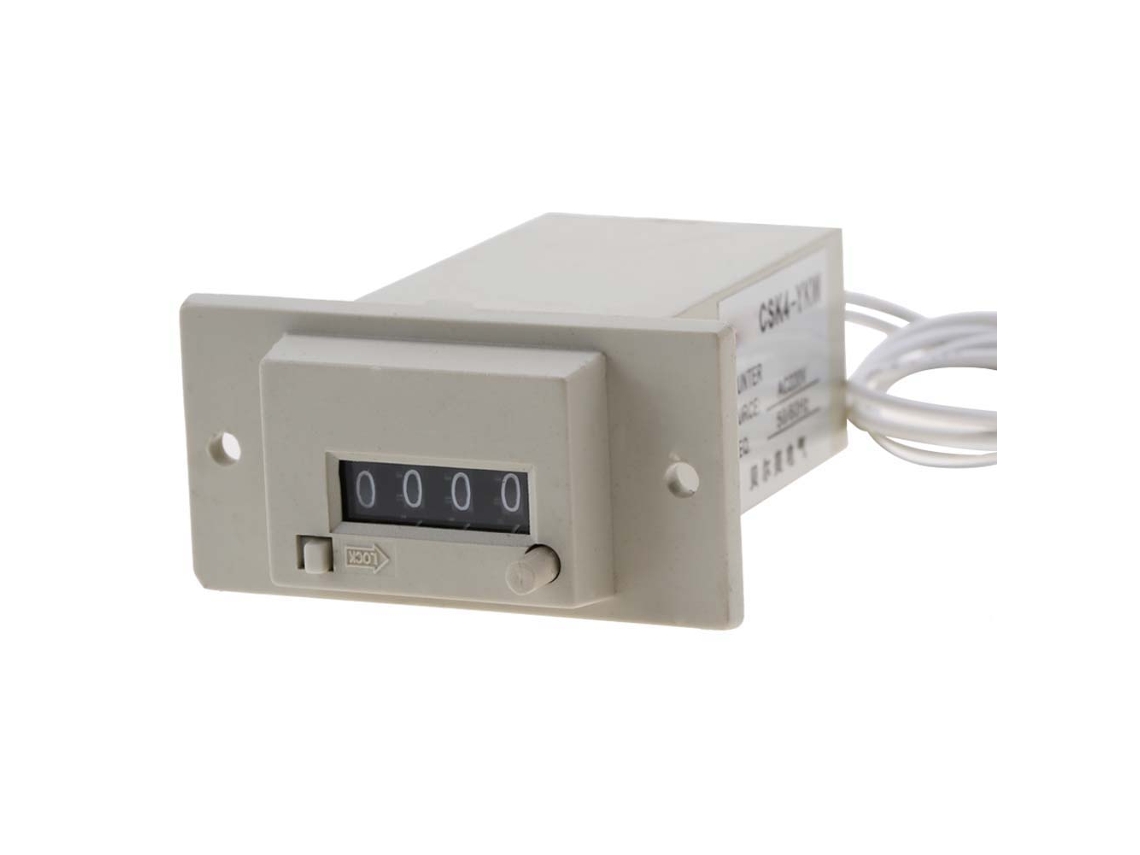 Contador electromagnético de 4 dígitos CSK4-YKW CA 220 V