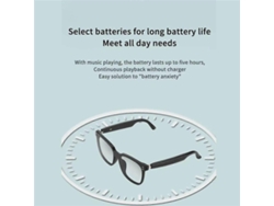 Auriculares Bluetooth inalámbricos Rosewell con gancho para la oreja, gafas deportivas para conducir, gafas de sol inalámbricas con Bluetooth