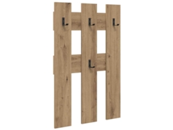 Maison Exclusive - Perchero De Pared Roble Artesanal 65 X 3 X 100 Cm