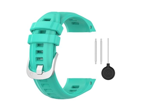 Correa para reloj Garmin Instinct 2s 20mm silicona color sólido azul lago VENISYMLIS