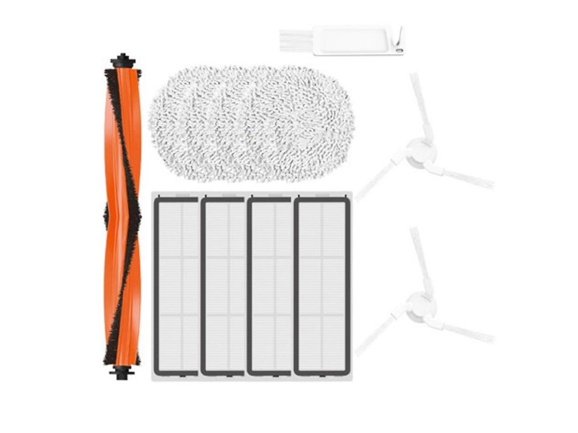 12 pçs escova lateral principal filtro hepa pano esfregão para xiaomi stytj06zhm
