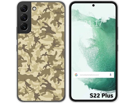 Carcasa Samsung Galaxy S22 Plus 5G TUMUNDOSMARTPHONE Dibujos Sand Camuflaje Multicolor