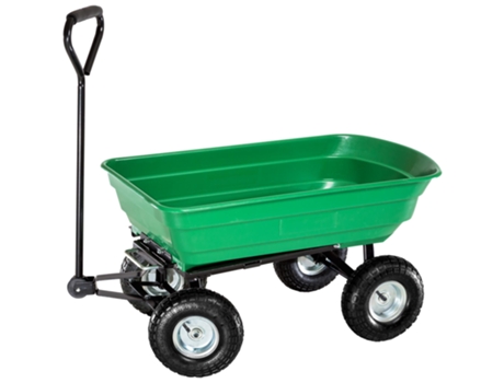 Tecteoke Hand Cart con Un Cubo De Plástico Máximo Inclinado. 300 Kg