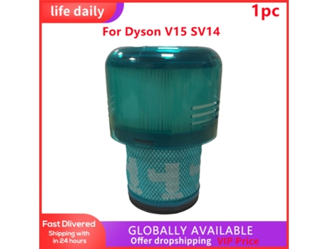 Filtro reutilizable y lavable de repuesto para Dyson V15 Detect, repuestos de aspiradora Robot inalámbrico para limpieza del hogar