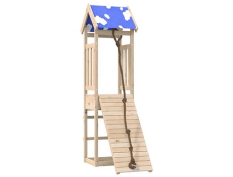 Parque infantil de exterior de VIDAXL madera maciza de pino