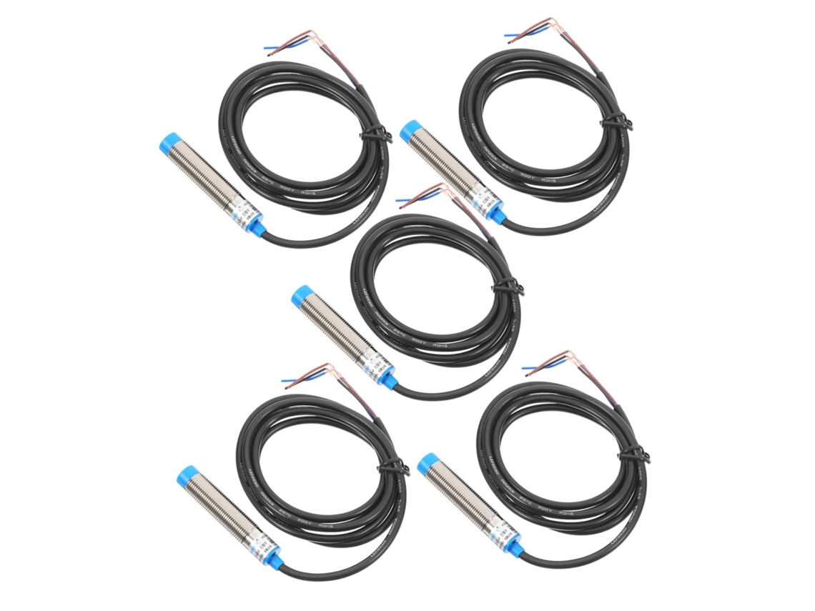 Sensores De Proximidad Inductivos De 5 Piezas Con Cable, Detector Sin Contacto Para Máquinas