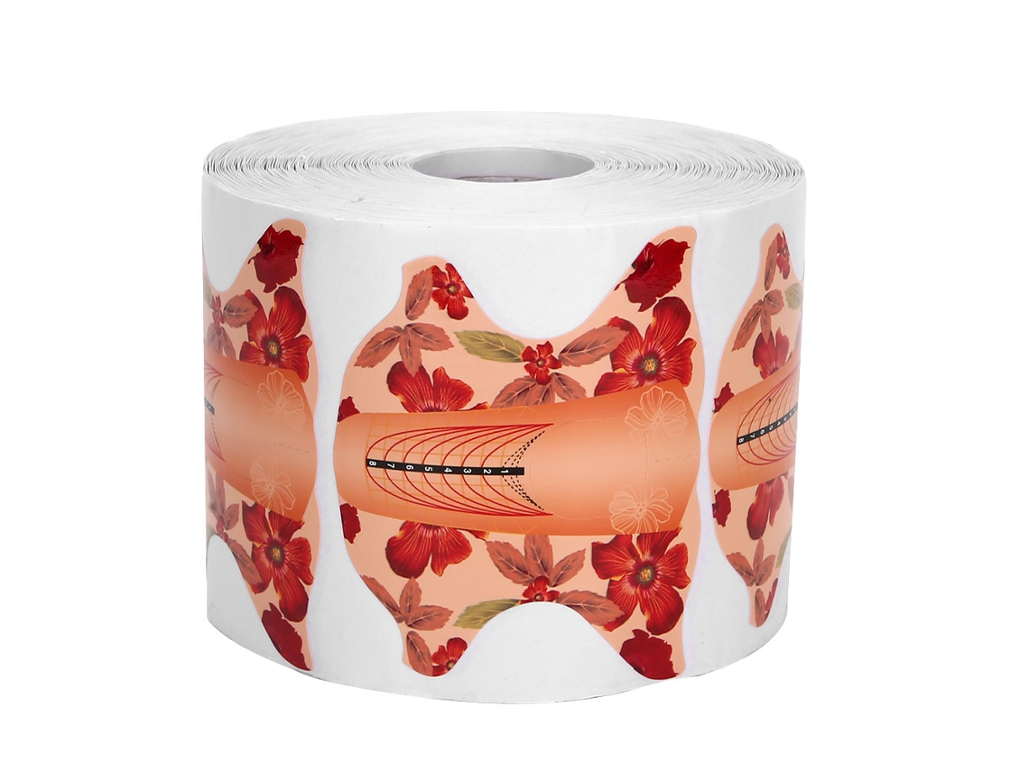 500 moldes autoadhesivos de gel para uñas largas, pegatinas para extensiones de uñas, decoración de uñas para mujeres.