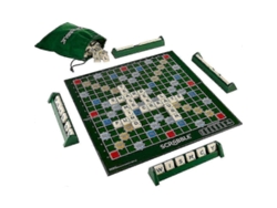 Juego De Scrabble De Lujo Con Fichas De Bloqueo Para La Diversión Familiar - Hf