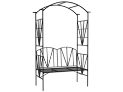 Arco De Jardim Com Banco 2 Lugares Para Plantas Trepadeiras E Decoração