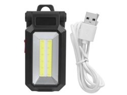 Rebe-lámpara De Trabajo Led Cob Plegable Con Imán Y Gancho Brillo Ajustable Recargable Usb Para Reparaciones Exteriores W559