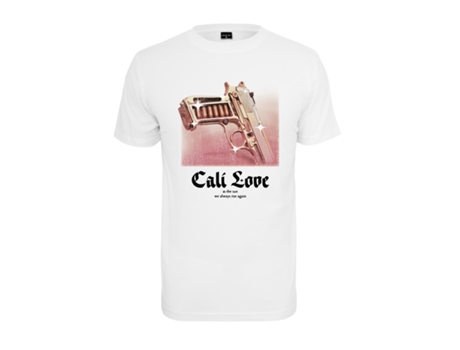 Camiseta para Hombre MISTER TEE (2XL - Algodón - Blanco)