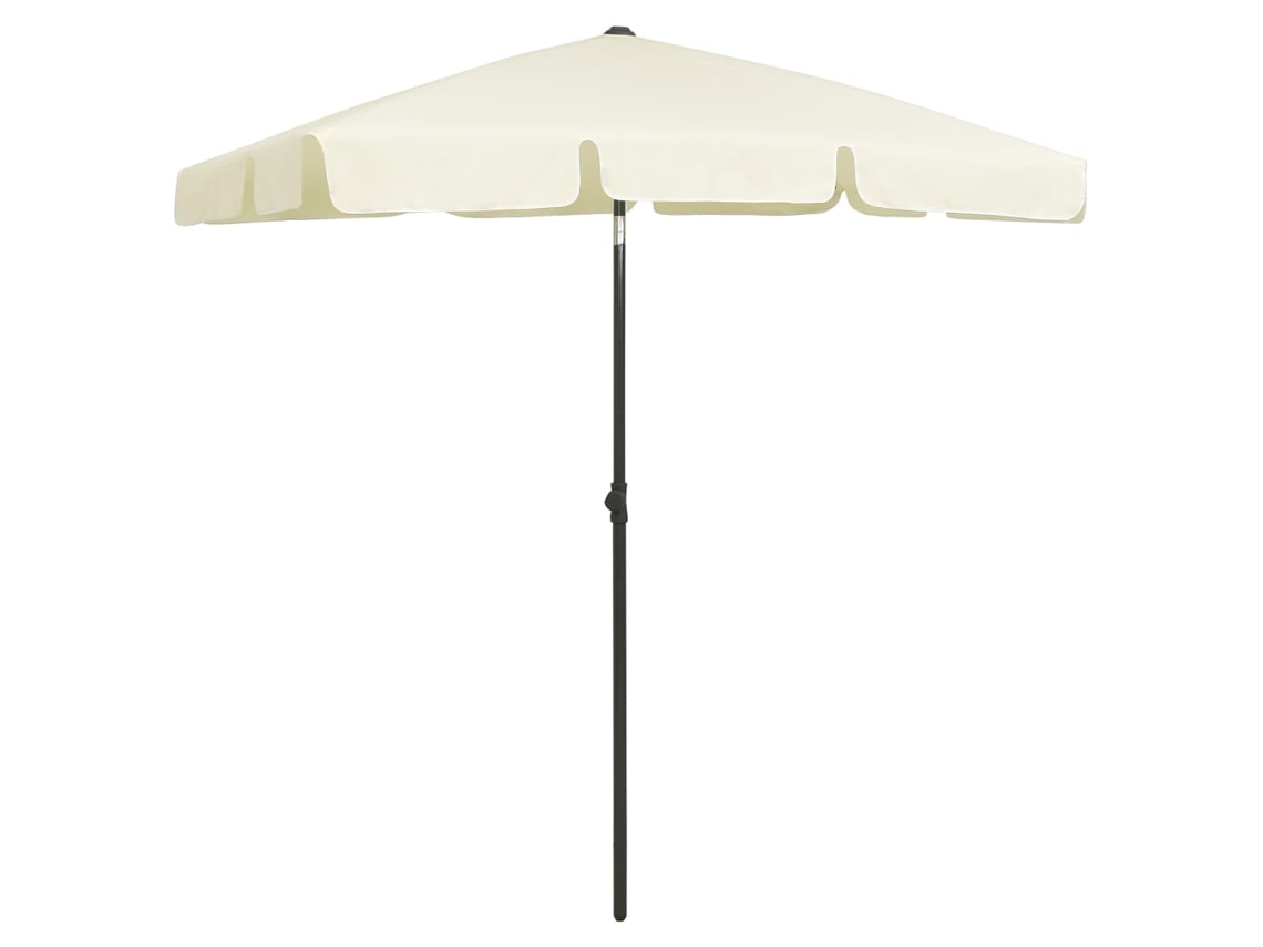 Sombrilla de playa 180x120 cm Amarillo Arena MAISON EXCLUSIVE