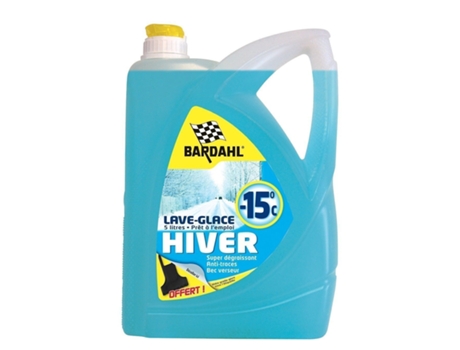 Líquido de frenos BARDAHL LG hiver - 15 + gratte givre 5 L