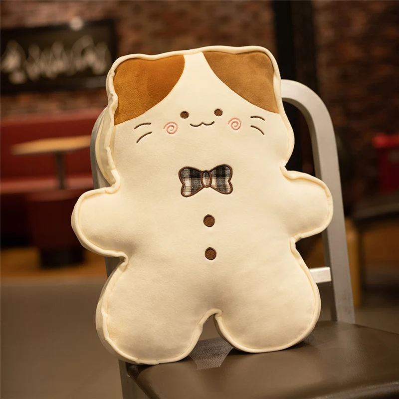 (gato 45 Cm) Almohada Para Adultos, Respaldo, Cojín De Asiento, Hombre De Jengibre
