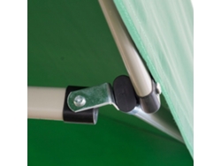 Cenador Plegable Plegable 3 X 3 Verde revestido en PVC impermeable DIVINA FIRE