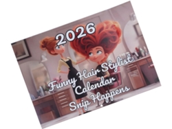 Calendario De Dibujos Animados 2026, Encuadernado En Rollo Doble