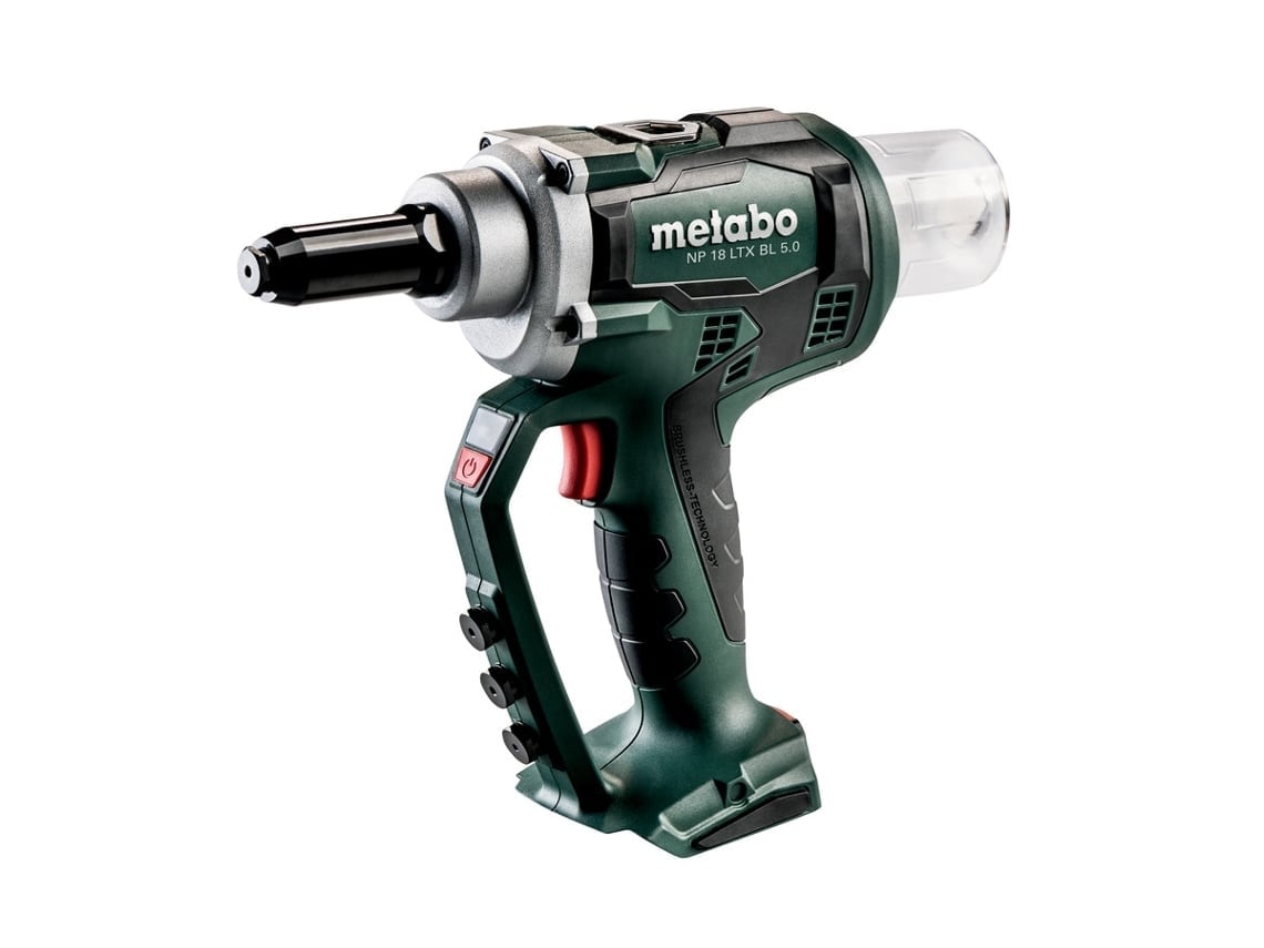 METABO NP 18 LTX BL 5.0 Pistola de remache ciego de batería/18V ; METABOX 145 L