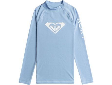 T-Shirt de Manga Comprida Uv Whole Hearted L Azul 10 Yearsroxy