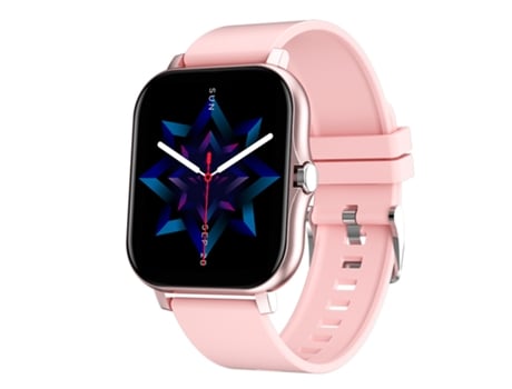 Smartwatch deportivo con pantalla táctil impermeable rosa JL-EIGHT