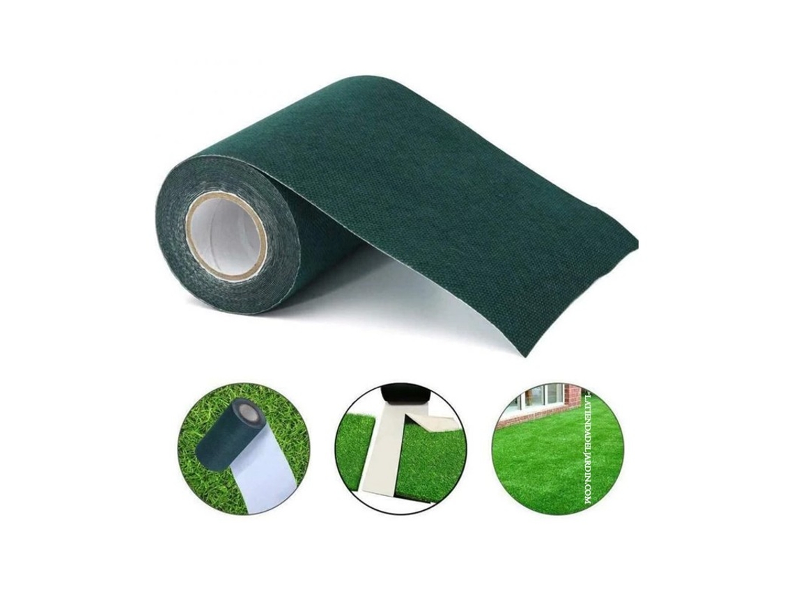 Cinta unión adhesiva Césped artificial una cara 15 cm x 30 mts