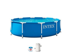 Piscina Tubular INTEX 28202 (com Bomba - 4485 L - 305x76cm)