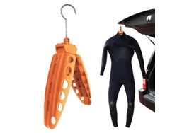 Soporte Dobrável de Neopreno para Viagem Resistente Abs com Drenagem Rápida para Snorkel, Surf e Esportes Ao Ar Livre Naranja