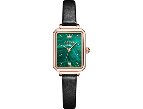 Reloj OLEVS Mujer (Piel - Dorado)