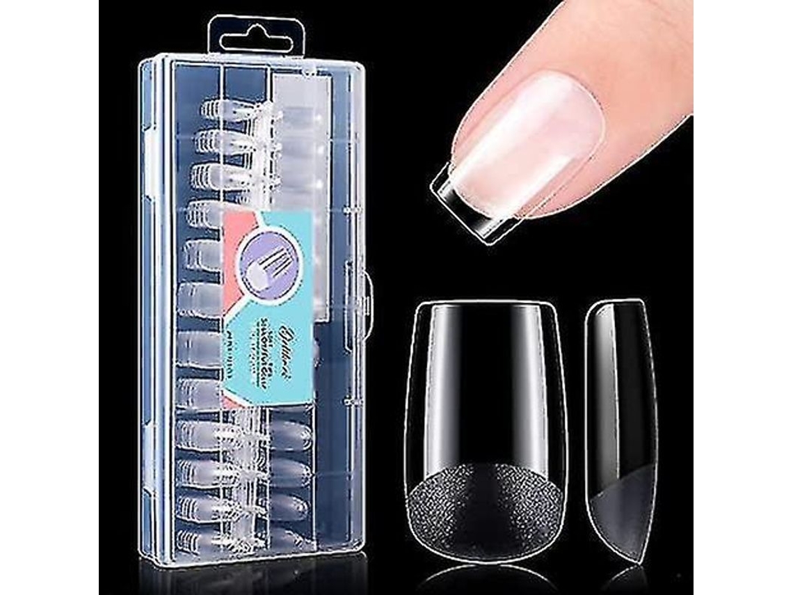 Kit De 240 Puntas De Uñas De Gel Suave Con 12 Tamaños Para Extensiones De Uñas.