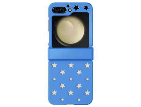 Funda para Samsung Galaxy Z Flip 5 AVIZAR Acrílico Azul