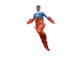 Figura de la Antorcha Humana de Los Cuatro Fantásticos (MMS829B) de Hot Toys (Marvel Comics)
