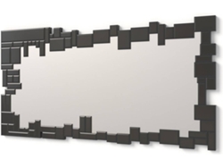 Espejo de Pared DEKOARTE Rectangular (Plateado - 140x70cm)