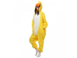 2026-pijama Traje De Pato Amarillo Ilwhe De Flannel Para Adultos Y Niños Con Capucha Para Fiesta Halloween Navidad