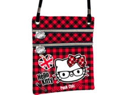 Bandolera HELLO KITTY (Rojo - Cuero Sintético - 17x14,5x2 cm)