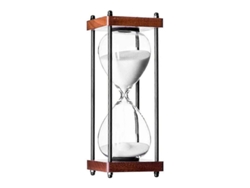 Reloj De Arena Grande Con Temporizador De 60 Minutos, Reloj De Arena Decorativo De Madera.