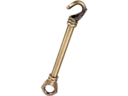 Barra Metálica Colgante 10 Gancho Lámparas Resistente Colgar Accesorio Reparación Candelabros Acabado