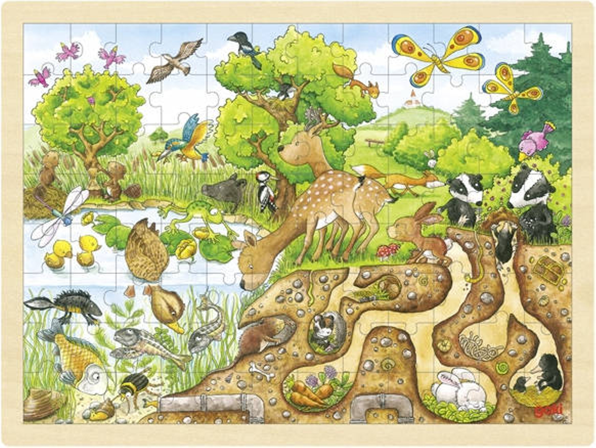 Puzzle GOKI 57582 (96 Piezas)
