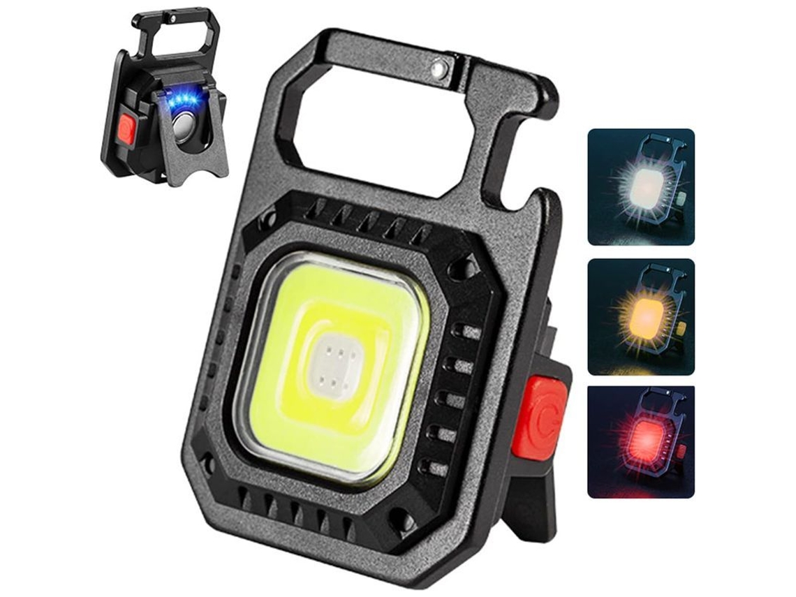 2026altiro-linterna De Emergencia Para Llavero, Mini Linterna Cob Recargable, Linterna De Bolsillo Impermeable Con 7 Modos.