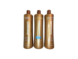 Pack De Alisado Brasil Cacau Brazilian Eco Keratin 3 Productos (3x1l)