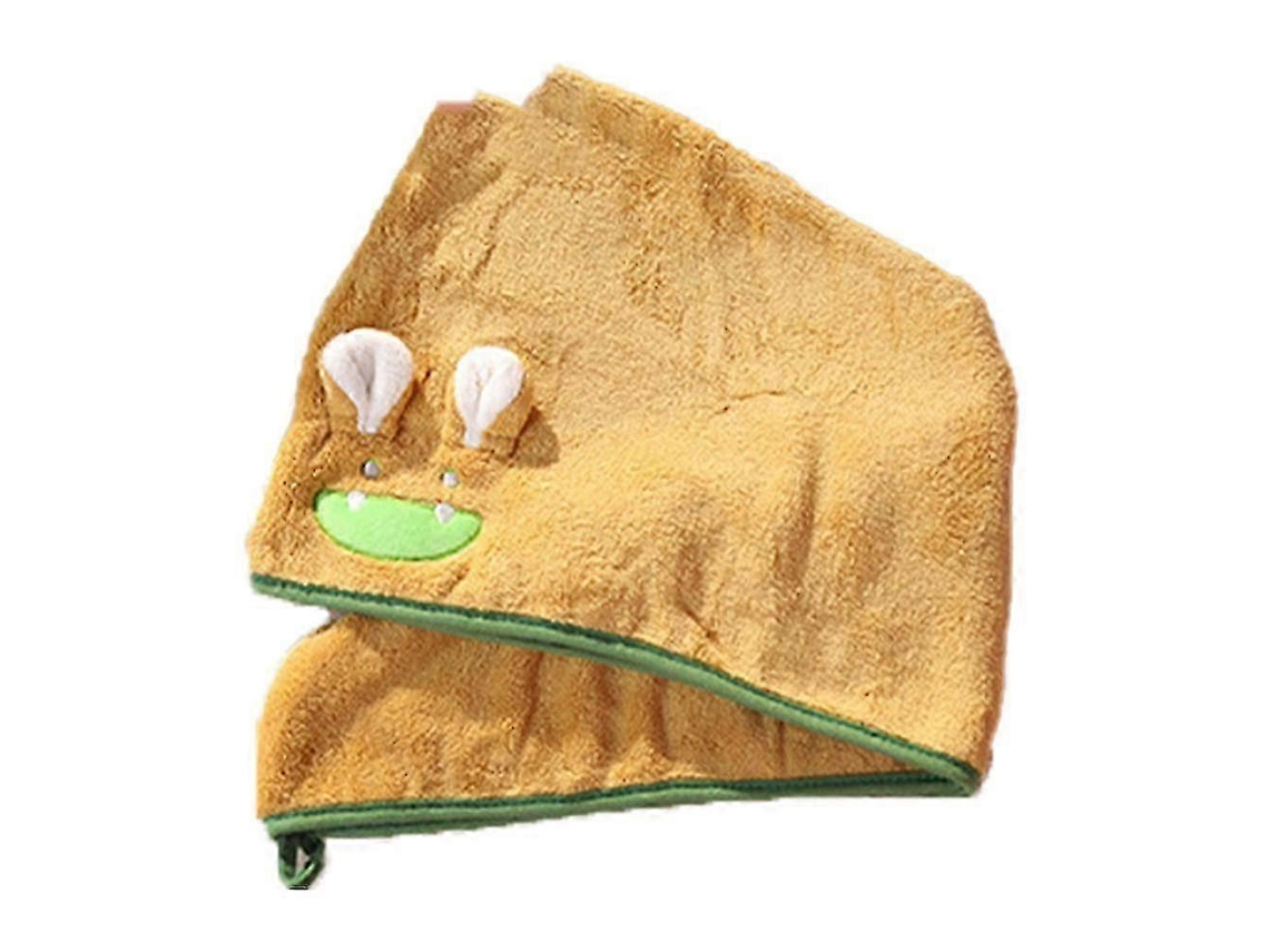 Toallas para el cabello súper absorbentes de secado rápido, turbantes de cosplay de animales adorables, toalla de baño, gorro para el cabello. Rosewell