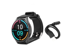 Reloj Inteligente Bluetooth Con Pantalla De 1,43 Pulgadas, Modos Deportivos Y Monitor De Actividad - Negro