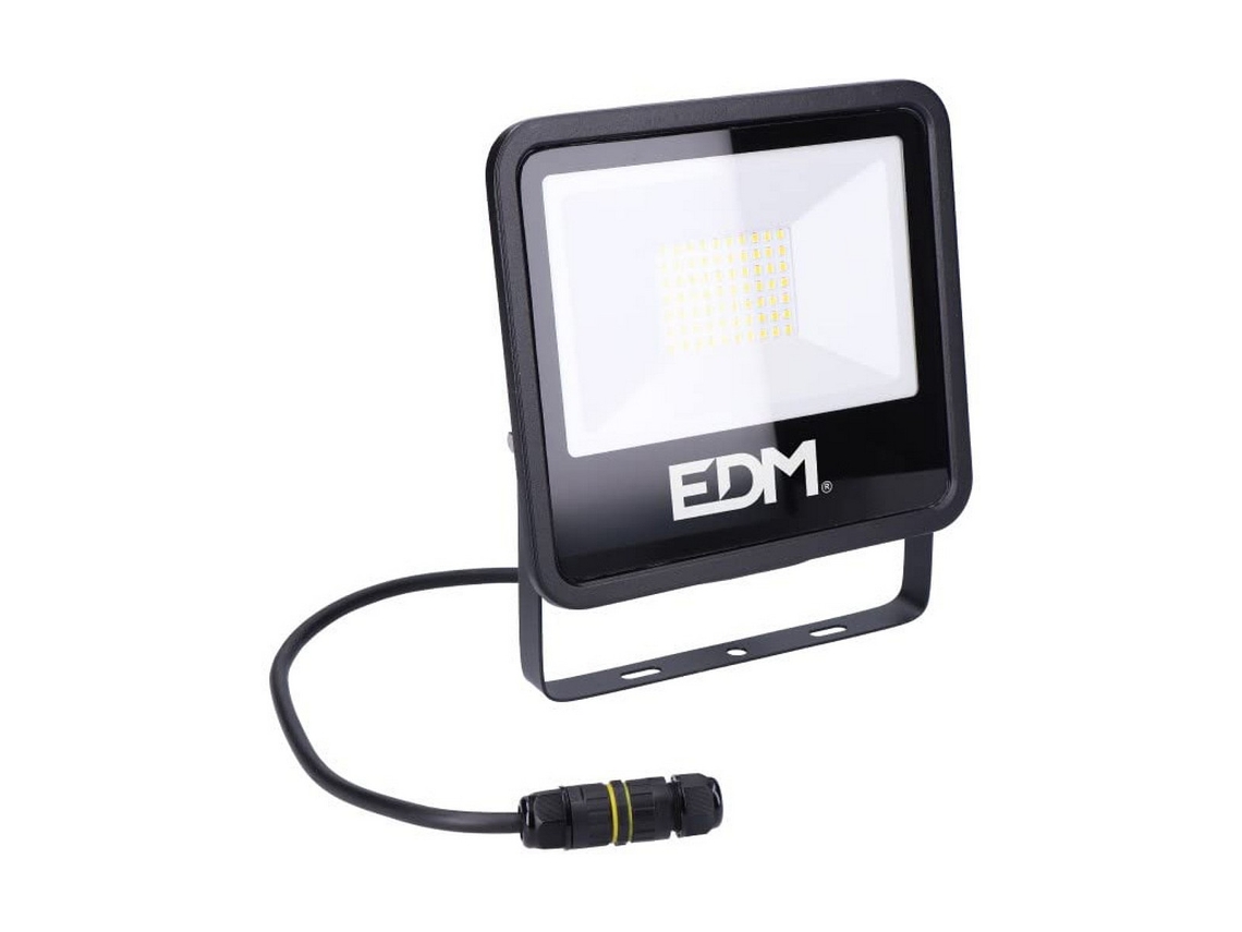 Proyector LED EDM (Negro - 6400K - 50 W - 4000 Lm)