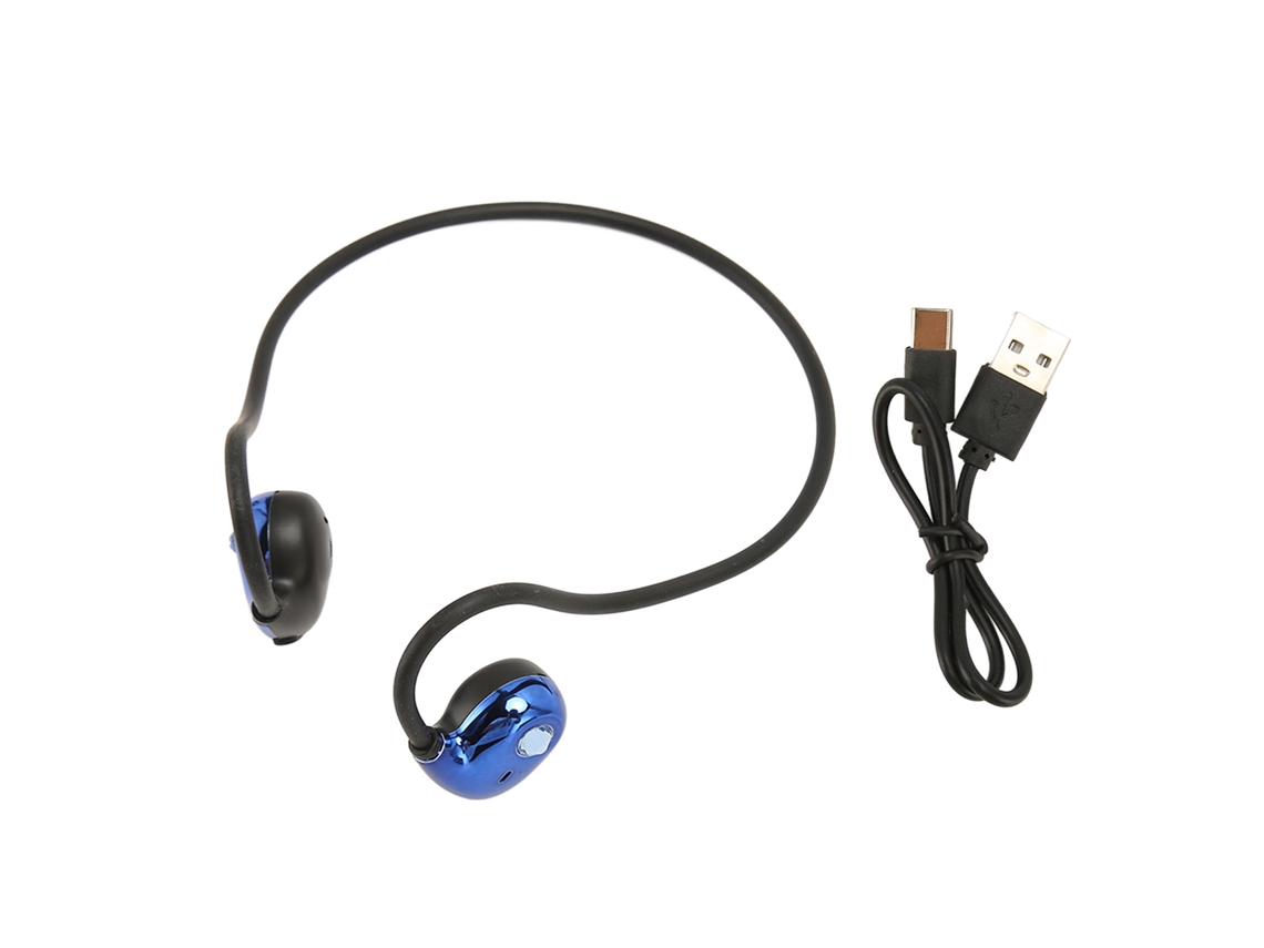 Fones De Ouvido De Condução Aérea Com Bluetooth 5.3 Sem Fio Para Esportes Corrida Ciclismo Hiking Azul