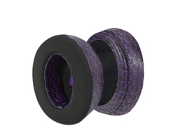 Almohadillas de refrigeración Razer Kraken X negras y moradas