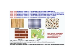 Adhesivo airon fix 0,45 cmx20 mt decoracion garden1 f-azul 69758