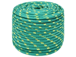 Cuerda para barcos de 14 mm y 100 m, de polipropileno, color verde, HARLANV1