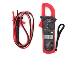 Pinza Amperimétrica Digital Automática St201 Con Prueba De Diodos Y Voltaje Ca/cc - Roja