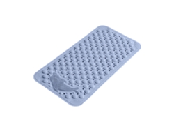 Alfombra De Baño Antideslizante Con Potente Ventosa Para Ducha Y Masaje De Pies (azul/44x75cm) Gertiz