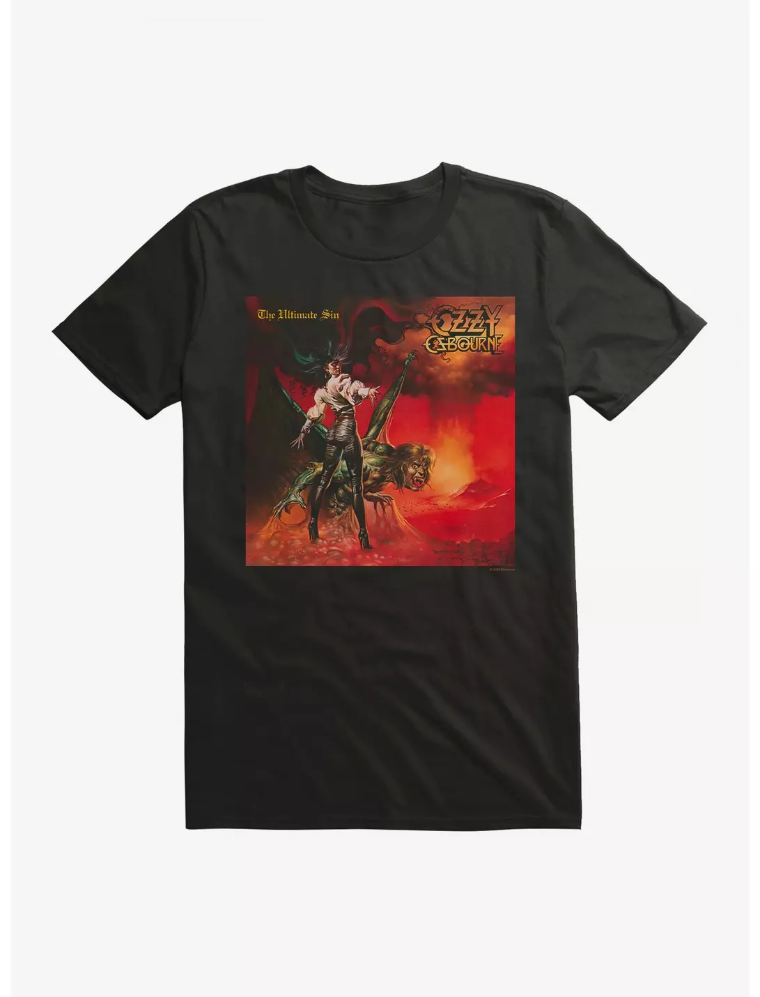 Rockinstone Ozzy Osbourne The Ultimate Sin Camiseta Unisex Best Sellers -xl