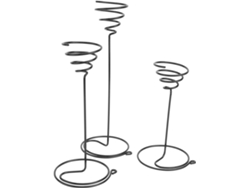 Soporte Para Flores De Metal Negro De 3 Piezas, Soporte Decorativo Para Plantas